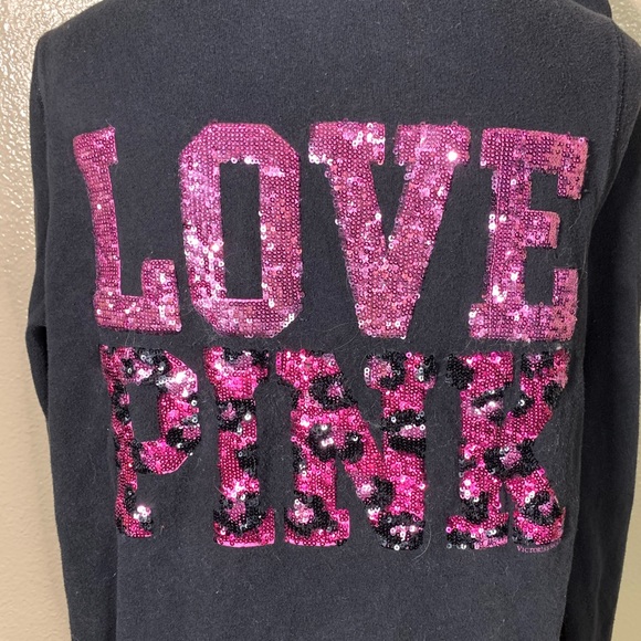PINK Victoria's Secret Jackets & Blazers - Vs Pink Black ZIP Up